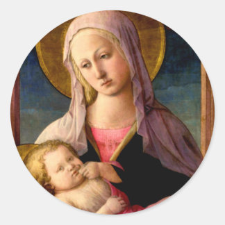 Weihnachtskleber Runder Aufkleber