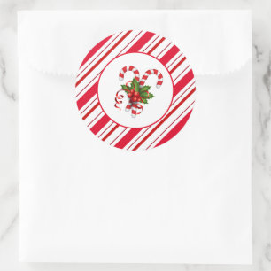 Weihnachtskleber Runder Aufkleber