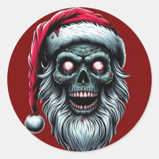 Weihnachtskleber Runder Aufkleber