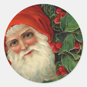 Weihnachtskleber Runder Aufkleber