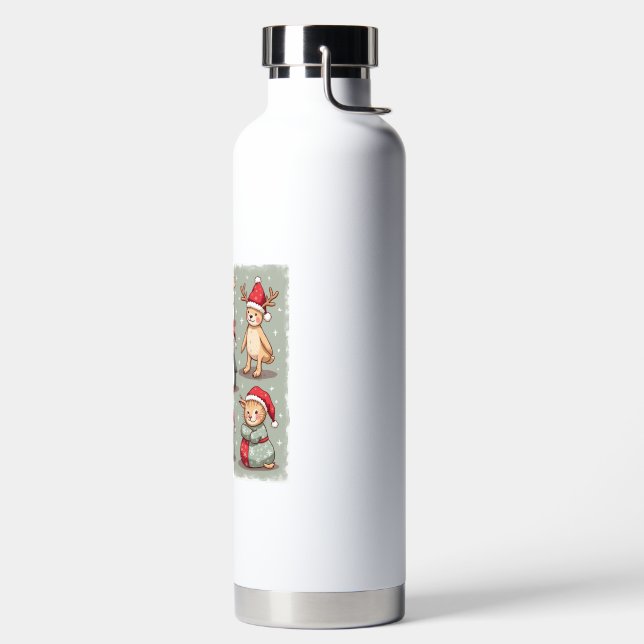 Weihnachtskletterer Trinkflasche (links)