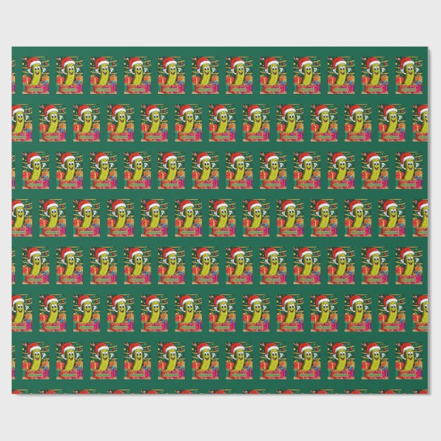 Weihnachtsklotz Geschenkpapier (Flach)