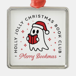 Weihnachtsklub niedliche Geister-Ästhetik Ornament Aus Metall