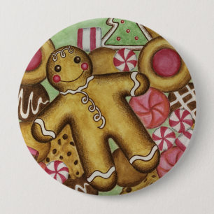 Weihnachtsknopf Button