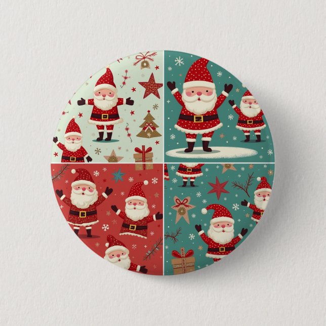 Weihnachtsknöpfe Button (Vorderseite)