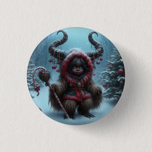 Weihnachtsknopfknopf Button (Vorderseite)