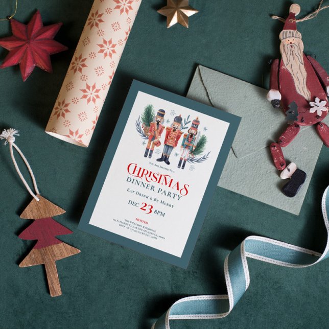 Weihnachtsknuspriger Dinner Party Einladung 2 (Von Creator hochgeladen)