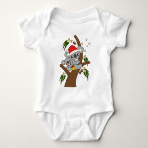 Weihnachtskoala Baby Strampler
