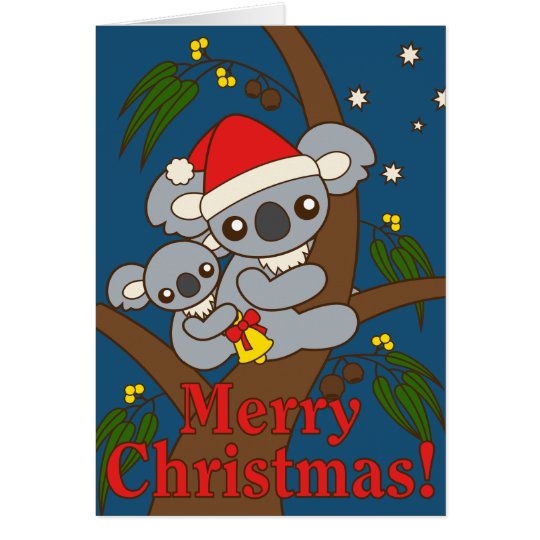 Weihnachtskoala Karte