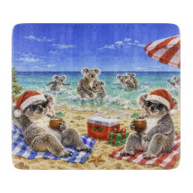 Weihnachtskoalas am Strand