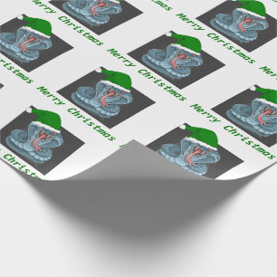 Weihnachtskobra Geschenkpapier