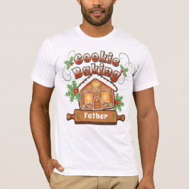 Weihnachtskoch Backkuchen Lebkuchen Haus - T-Shirt