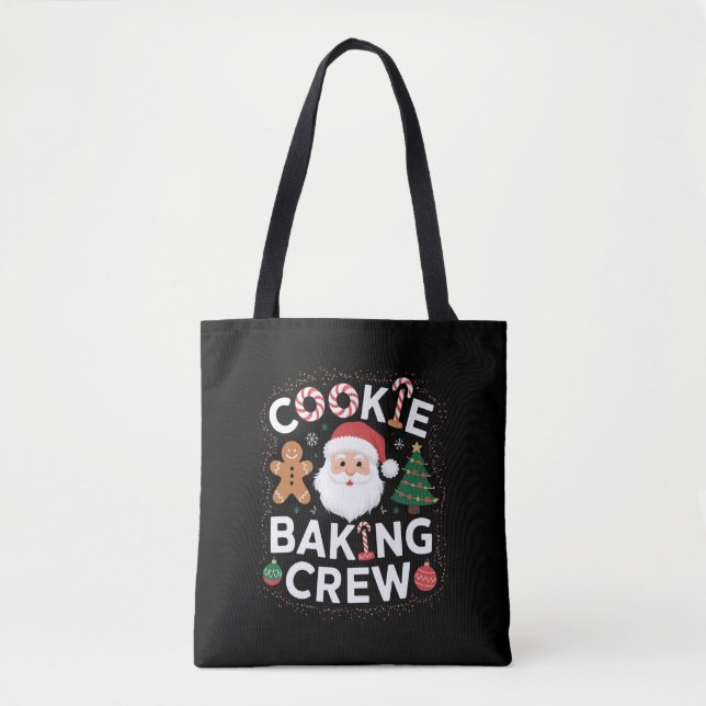 Weihnachtskochen Backen Crew Weihnachten Tasche (Vorderseite)