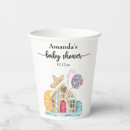 Weihnachtskochshaus Babydusche Pappbecher