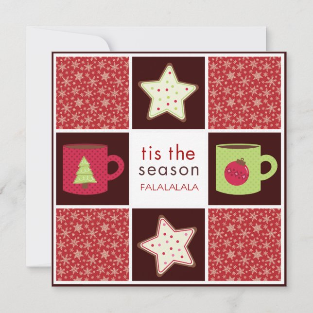 Weihnachtskochtausch-Party Einladungen (Vorderseite)