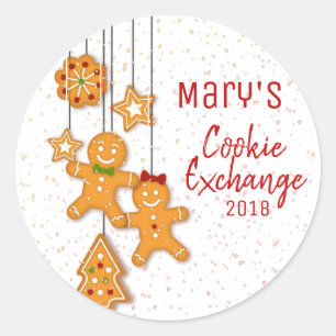 Weihnachtskochtausch Party Stickers