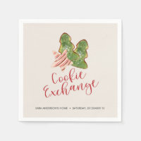 Weihnachtskochtausch Trendy Watercolor Cookie