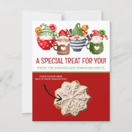 Weihnachtskochtkarten, Personalisierte Giftkarten Einladung