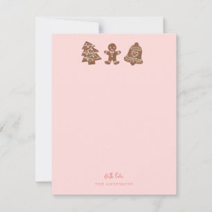 Weihnachtskochtopf Rosa Mitteilungskarte