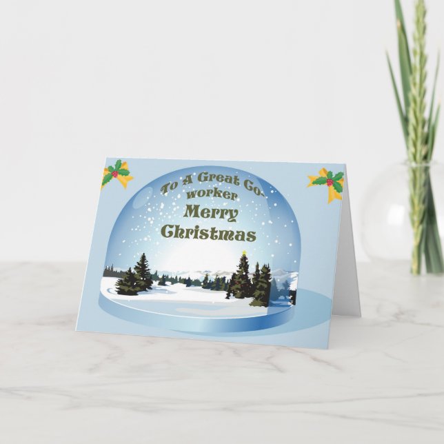 Weihnachtskofferkarte Feiertagskarte (Vorderseite)