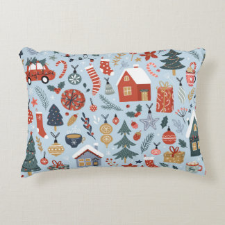 Weihnachtskollektion dekorativer Winterelemente Dekokissen