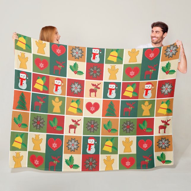 Weihnachtskollektion Fleecedecke (Beispiel)