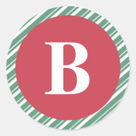 Weihnachtskollektion Runder Aufkleber