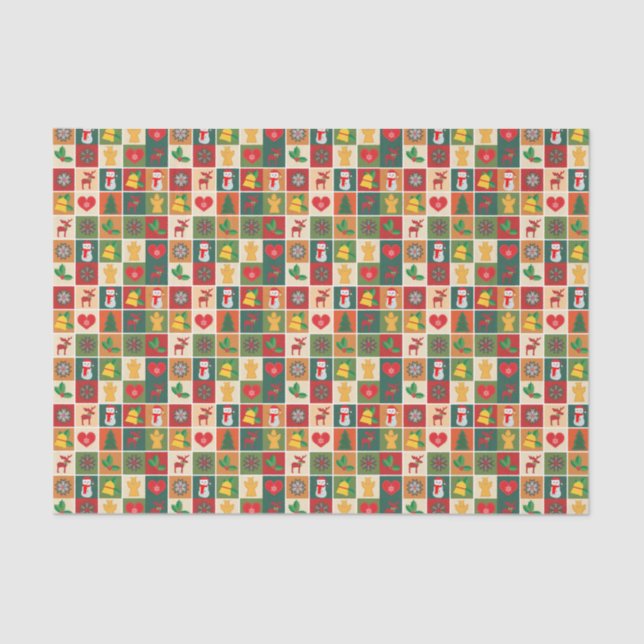 Weihnachtskollektion Seidenpapier (Vorderseite)