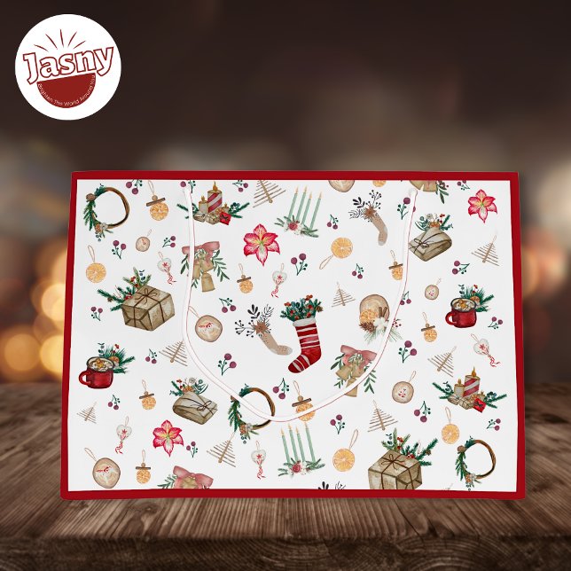 Weihnachtskomfort Große Geschenktüte (Von Creator hochgeladen)