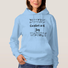 Weihnachtskomfort und Freude mit Weihnachtsbildern Hoodie