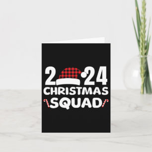 Weihnachtskommad 2024 Familiengruppe Matching Chri Karte