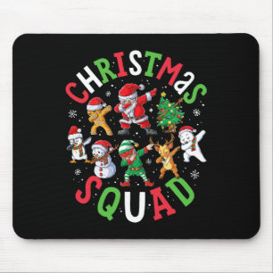 Weihnachtskommad Santa Dabbing Elf Familie Matchin Mousepad