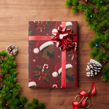 Weihnachtskönig-Geschenkpapier
