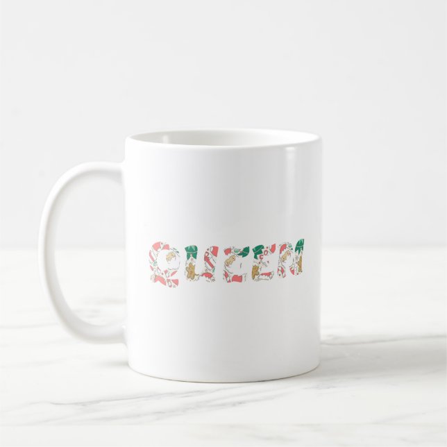 Weihnachtskönigin Kaffeetasse (Links)