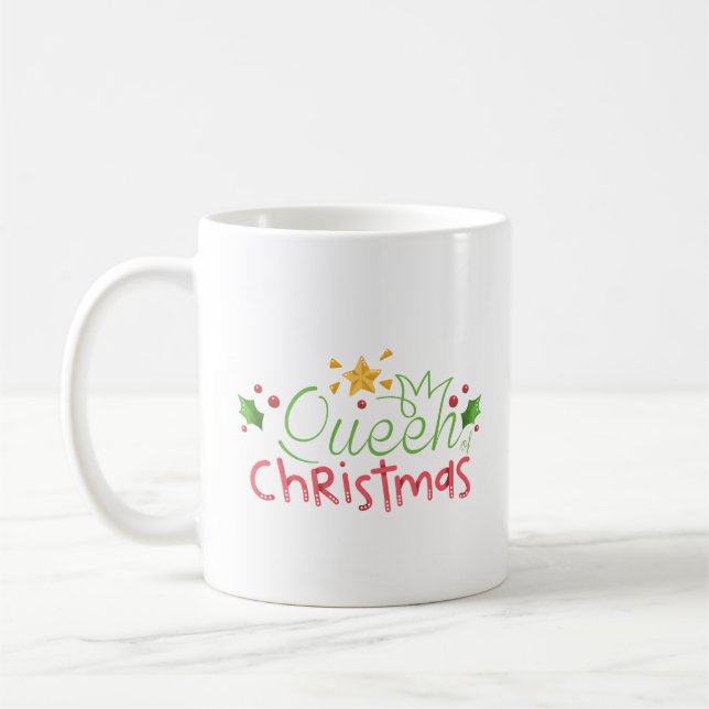 Weihnachtskönigin Kaffeetasse (Links)
