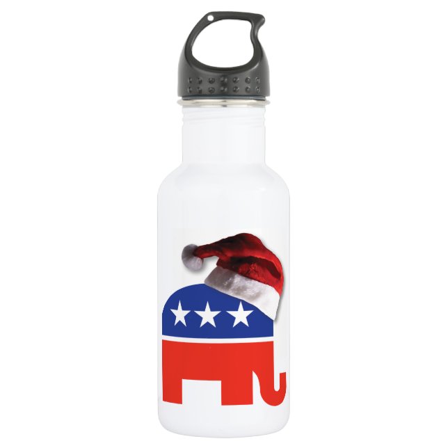 Weihnachtskonservativ Edelstahlflasche (Vorderseite)