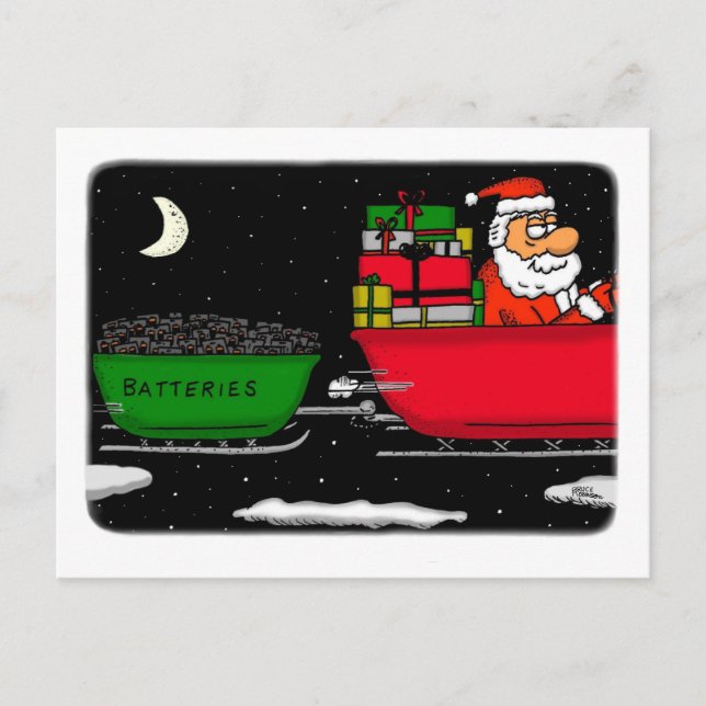 Weihnachtskonzept 10 postkarte (Vorderseite)