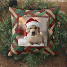Weihnachtskorb Weave Pet Family Custom Foto