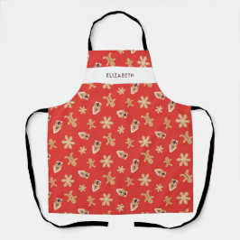 Weihnachtskost Baking Holiday Custom Festive Schürze