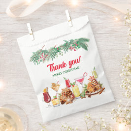 Weihnachtskost und Cocktails Feierabend Geschenktütchen