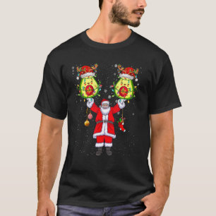 Weihnachtskosten für zwei Rentiere Avocados T-Shirt
