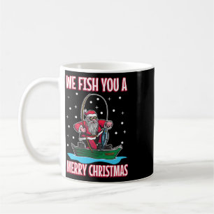 Weihnachtskostüm Fischer Angeln Lustig Cool San Kaffeetasse