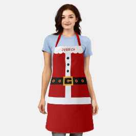 Weihnachtskostüm Frohe Weihnachtsüberdrucke Schürze