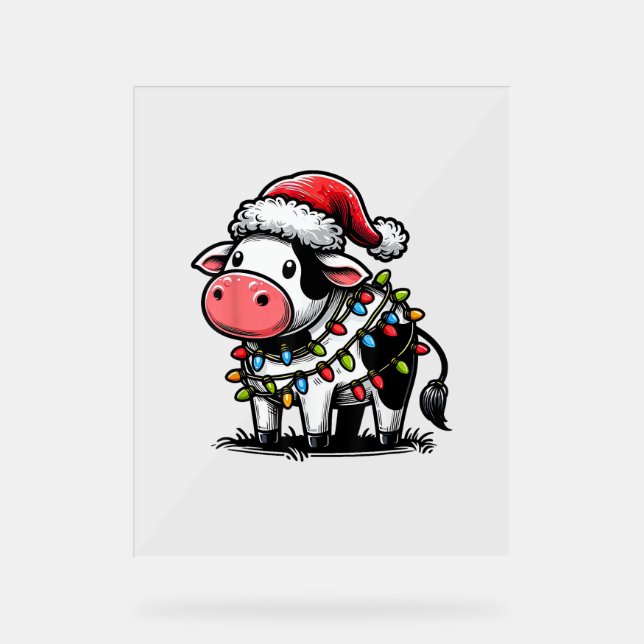 Weihnachtskostüm für Kinder Acrylschild (Vorderseite)