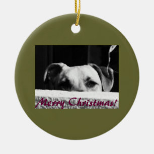 Weihnachtsköter Keramik Ornament