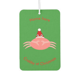 Weihnachtskrabbe Custom Air Freshener Autolufterfrischer