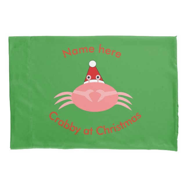 Weihnachtskrabbe Custom Pillowcase Kissenbezug (Vorderseite)