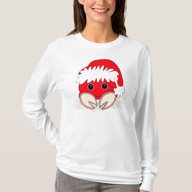 Weihnachtskrabbe T-Shirt (Vorderseite)