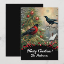 Weihnachtskrähe 5, Frohe Weihnachten! Weihnachtska