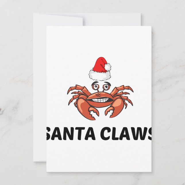 WEIHNACHTSKRALLE FEIERTAGSKARTE (Vorderseite)